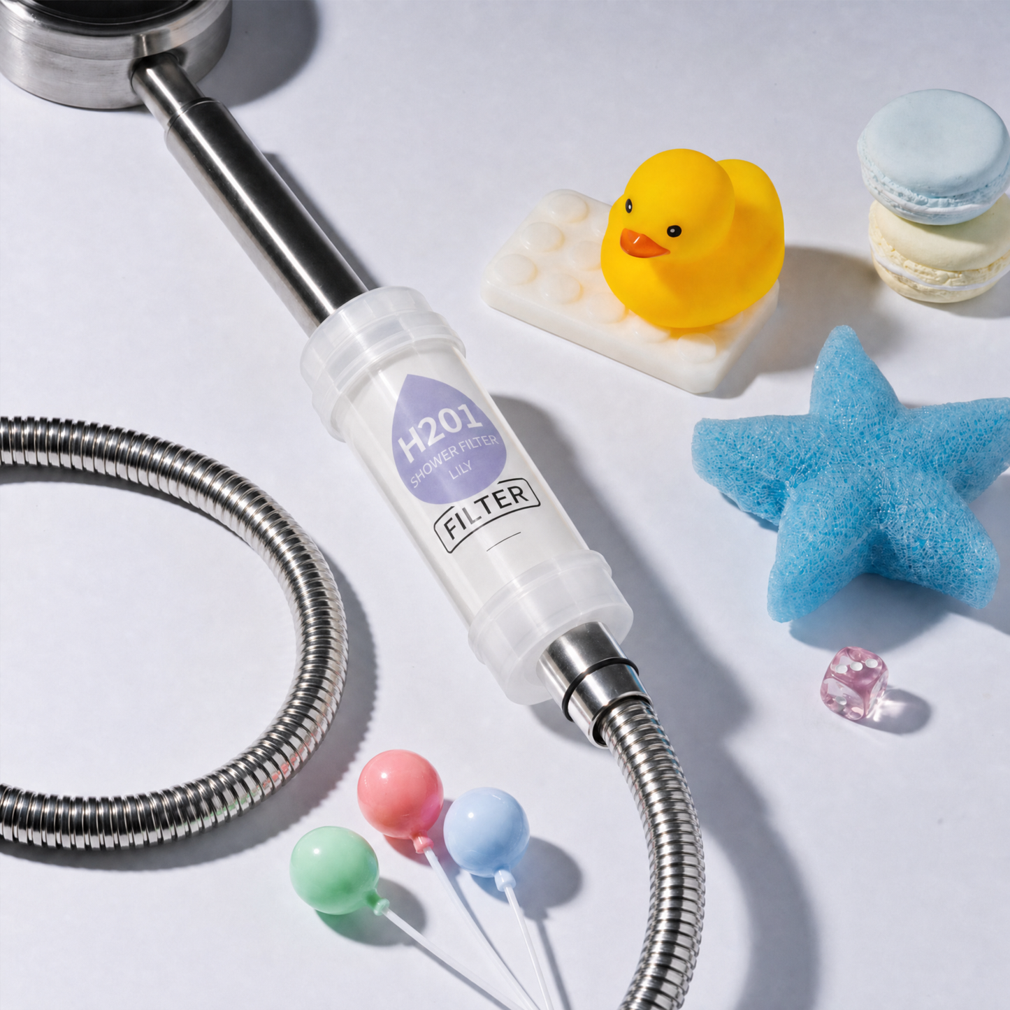 H2O1 Vitamin C Infused Shower Filter (LILY)